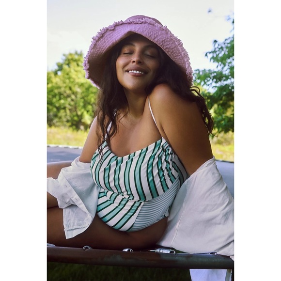 Anthropologie Maeve Striped One-Piece Swimsuit - Picture 6 of 8